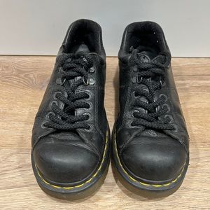Doc Marten lace up Oxford shoes black
